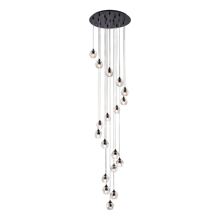 Eren Pendant in Black by Elegant