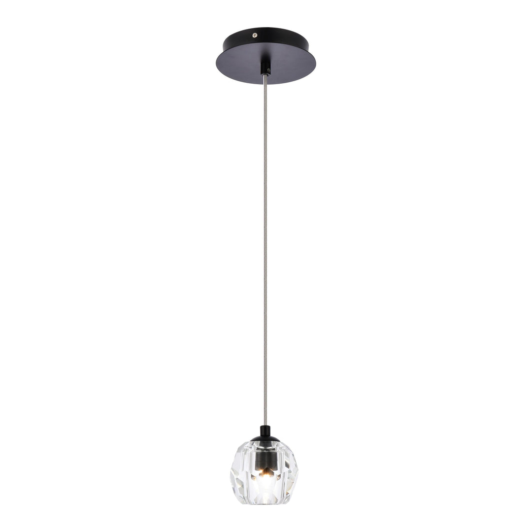 Eren Pendant in Black by Elegant