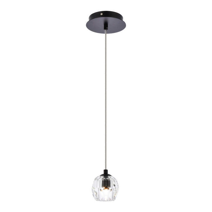 Eren Pendant in Black by Elegant