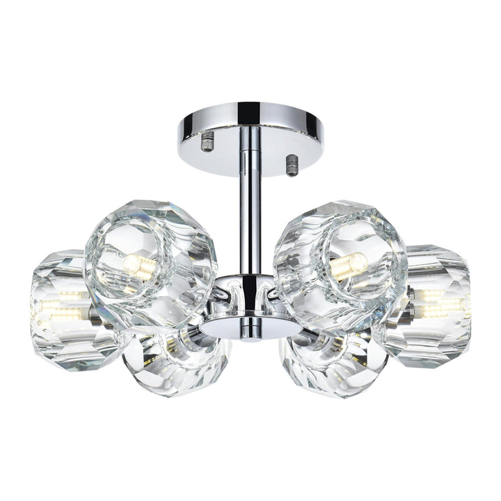 Eren Flush Mount in Chrome by Elegant