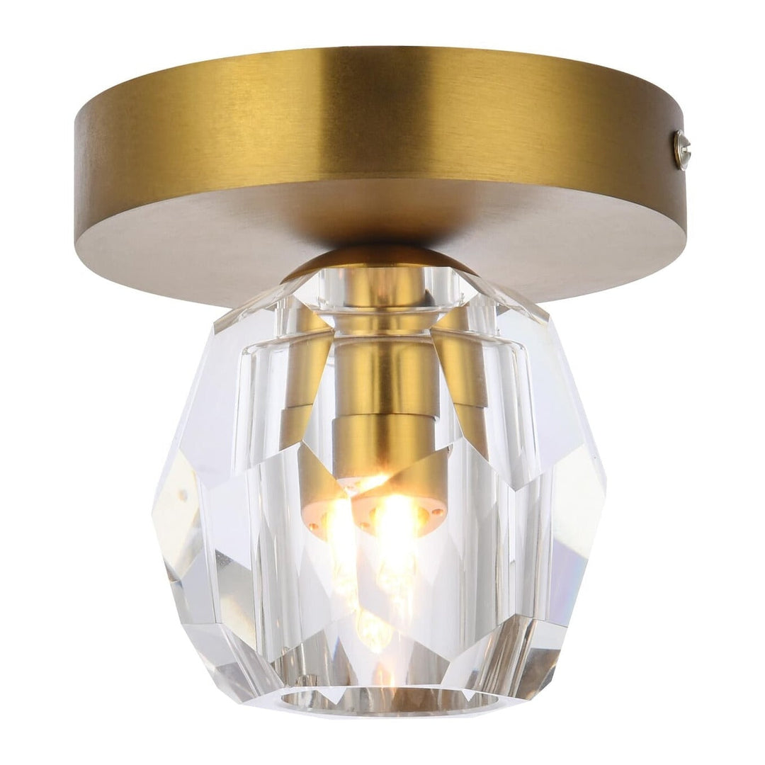 Eren Flush Mount in Gold by Elegant