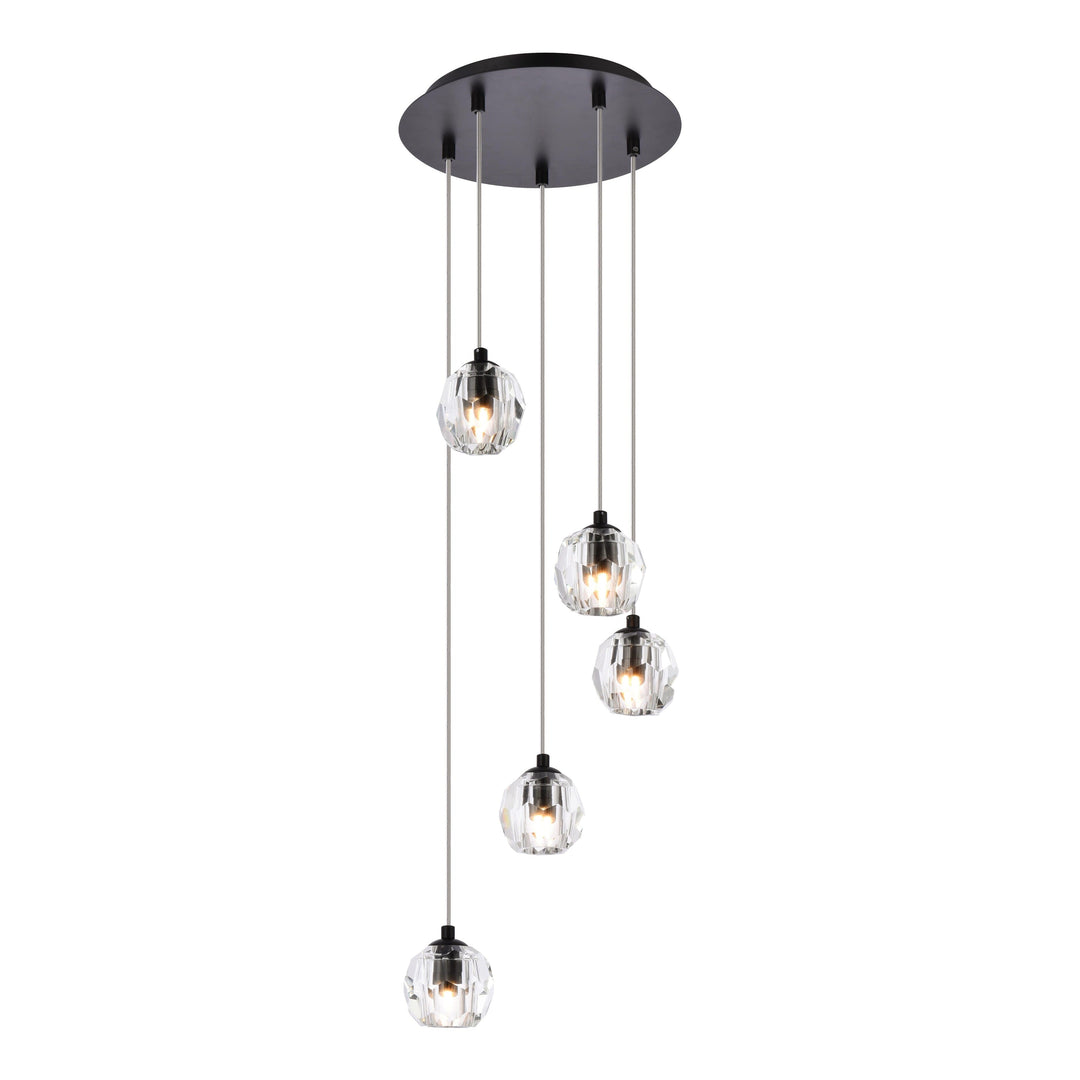 Eren Pendant in Black by Elegant