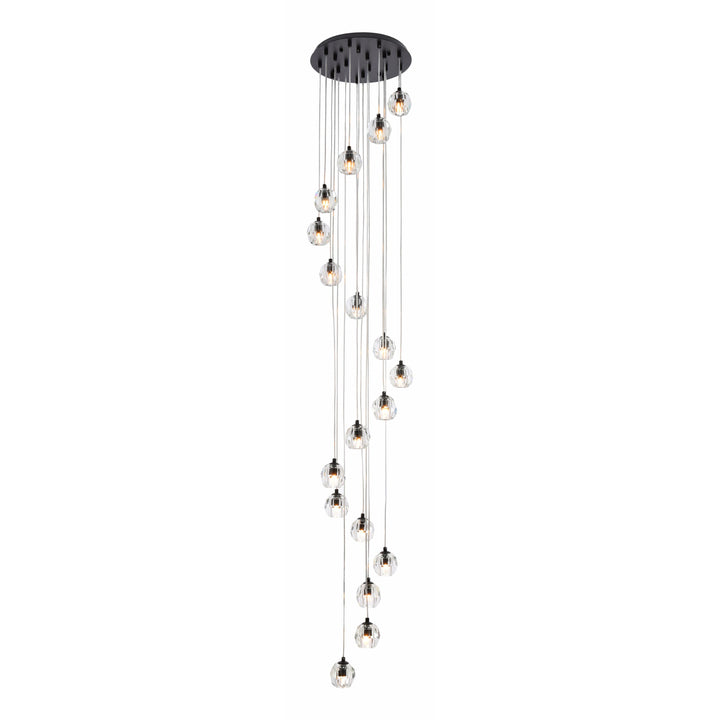 Eren Pendant in Black by Elegant