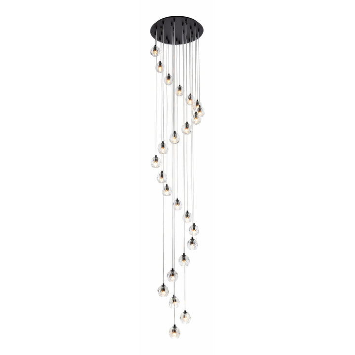 Eren Pendant in Black by Elegant