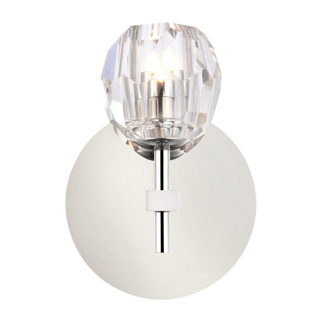 Eren Wall Sconce in Chrome by Elegant