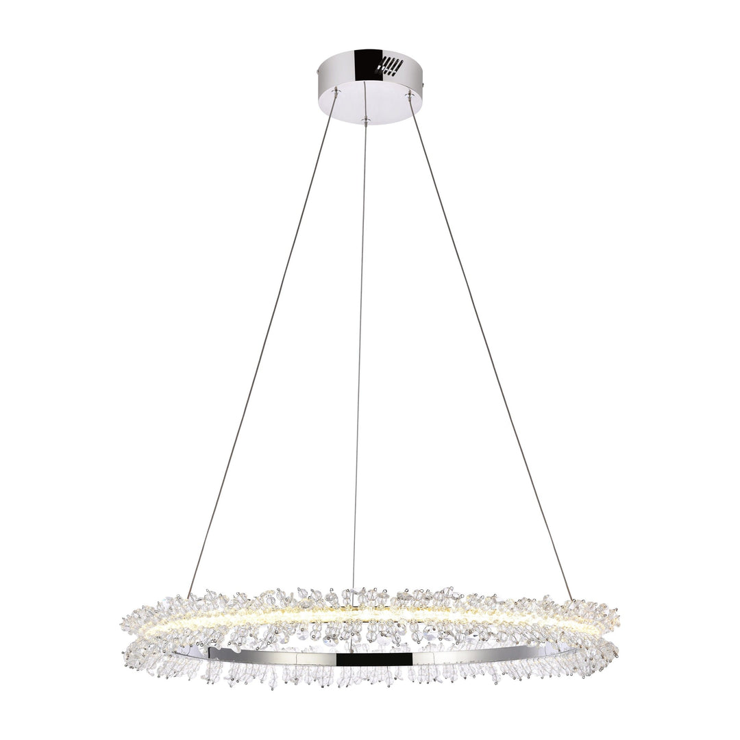 Laurel Pendant in Chrome by Elegant