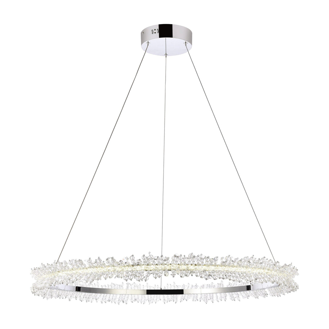 Laurel Pendant in Chrome by Elegant