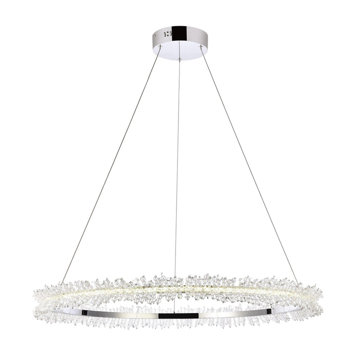 Laurel Pendant in Chrome by Elegant