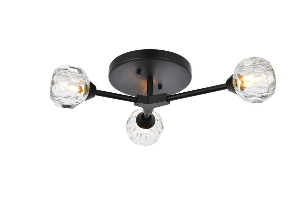Zayne Flush Mount by Elegant - view 3