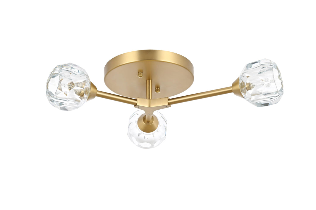 Zayne Flush Mount by Elegant - view 23