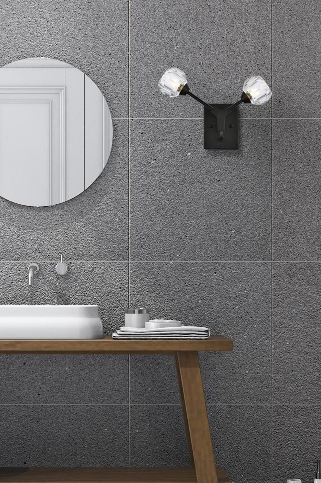 Zayne Wall Sconce by Elegant - view 2