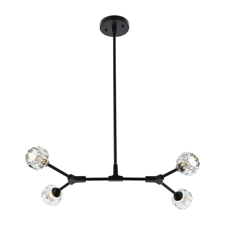 Zayne Pendant in Black by Elegant