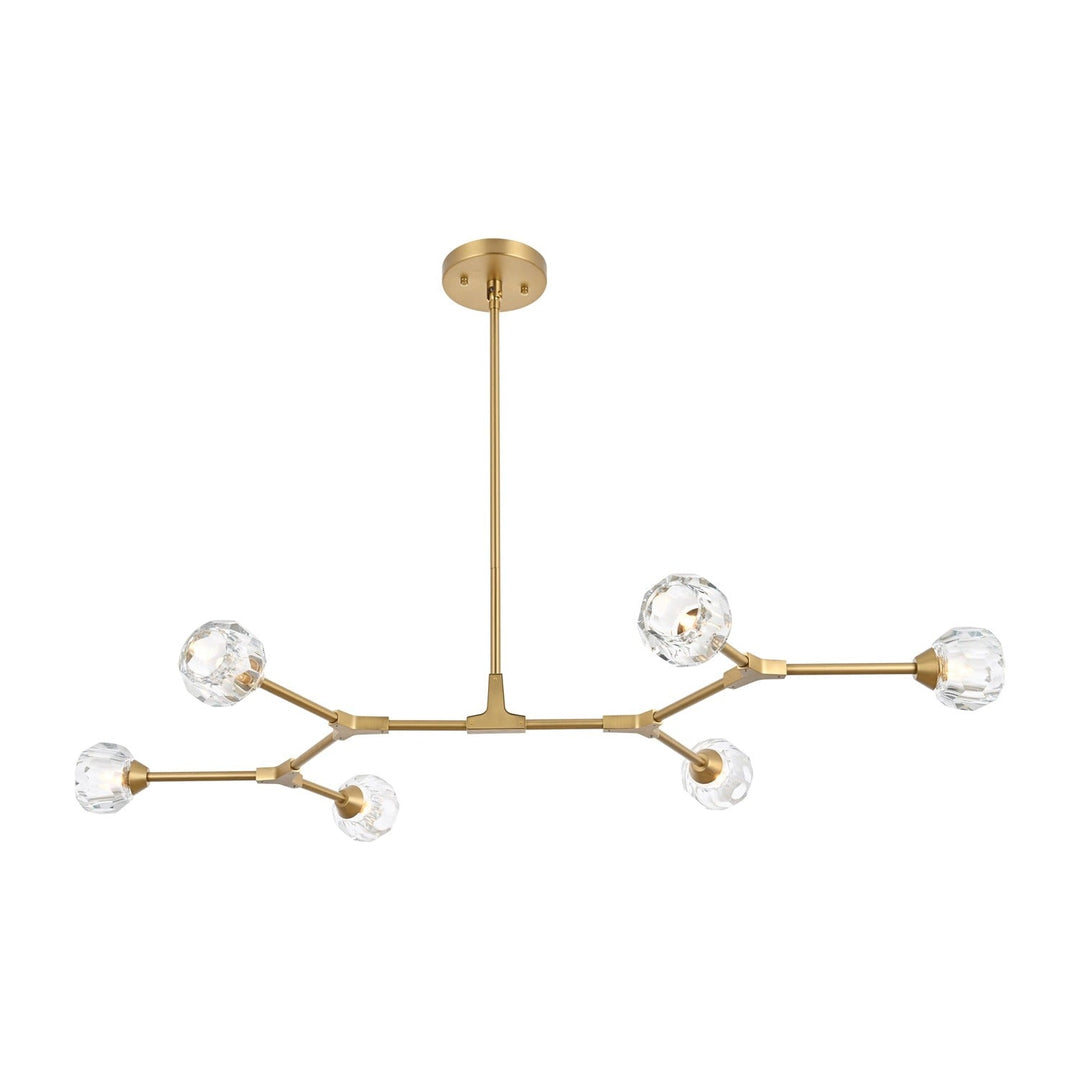 Zayne Pendant in Gold by Elegant