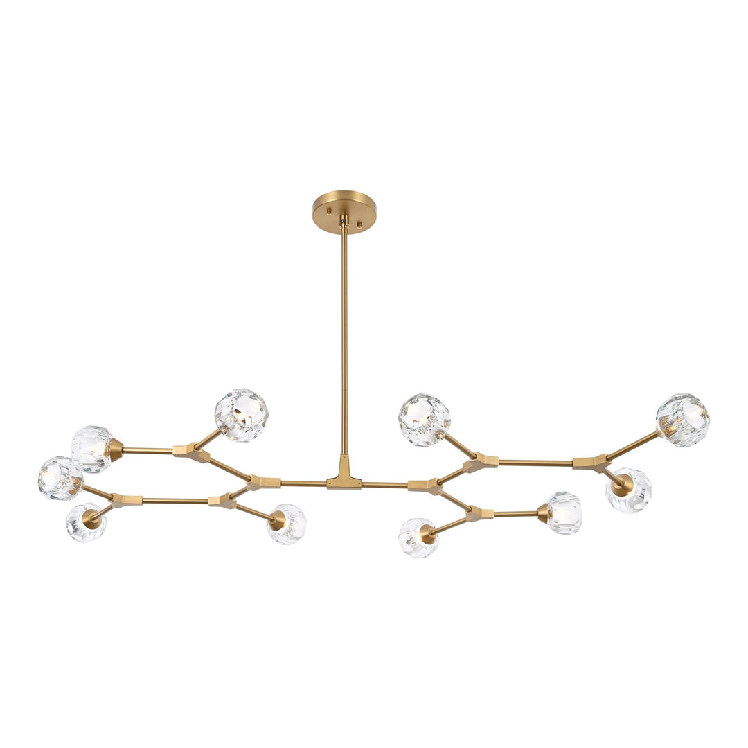 Zayne Pendant in Gold by Elegant
