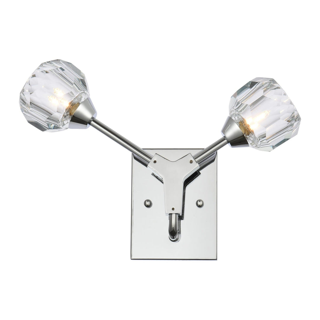 Zayne Wall Sconce in Chrome by Elegant