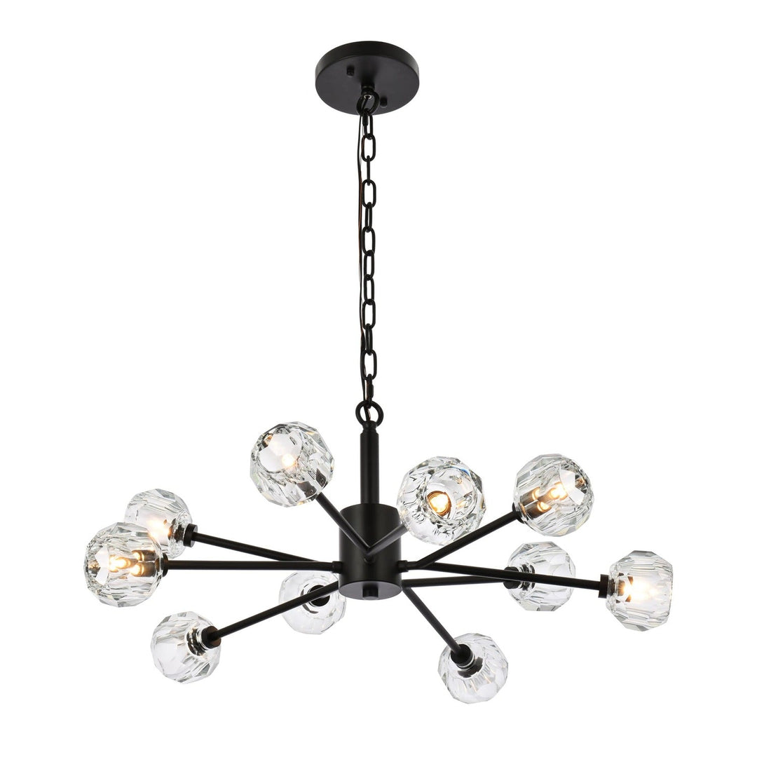 Graham Pendant in Black by Elegant