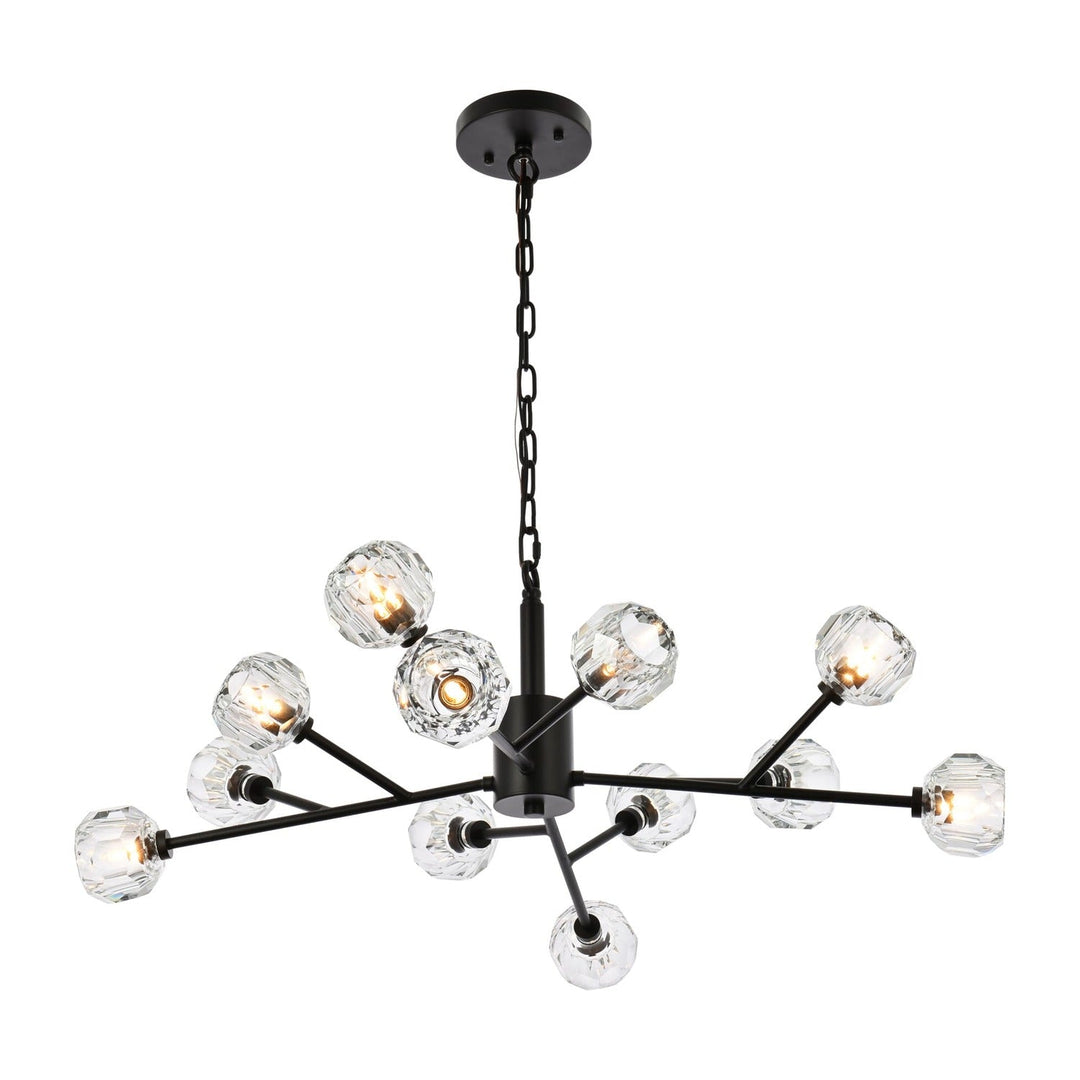 Graham Pendant in Black by Elegant