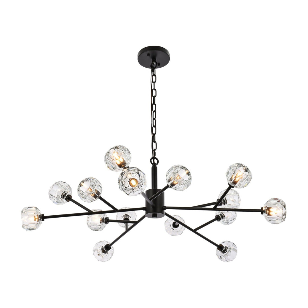 Graham Pendant in Black by Elegant