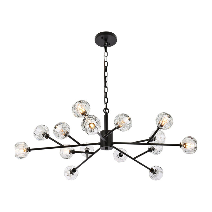 Graham Pendant in Black by Elegant