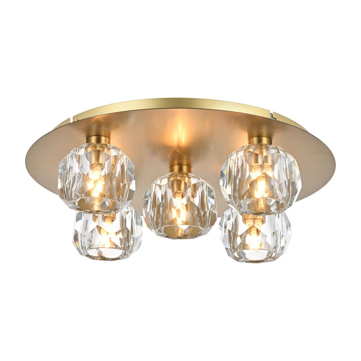 Graham Flush Mount in Gold by Elegant