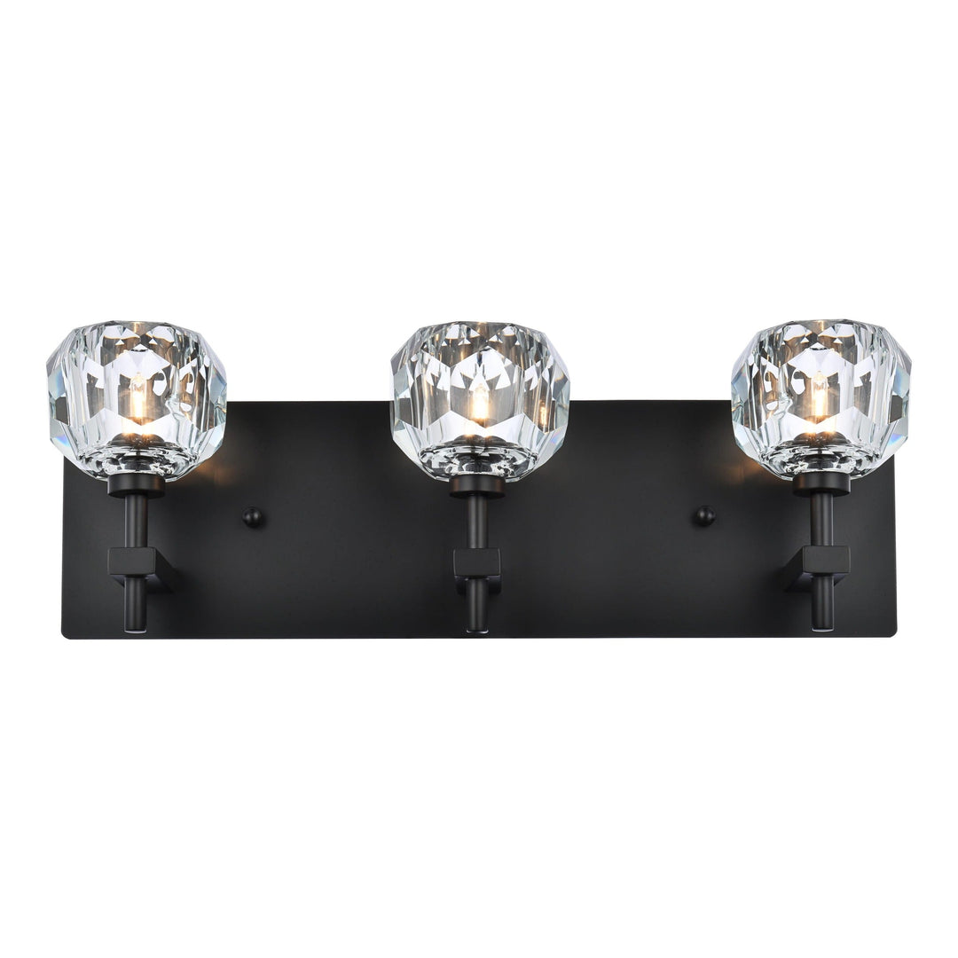 Graham Wall Sconce in Black by Elegant