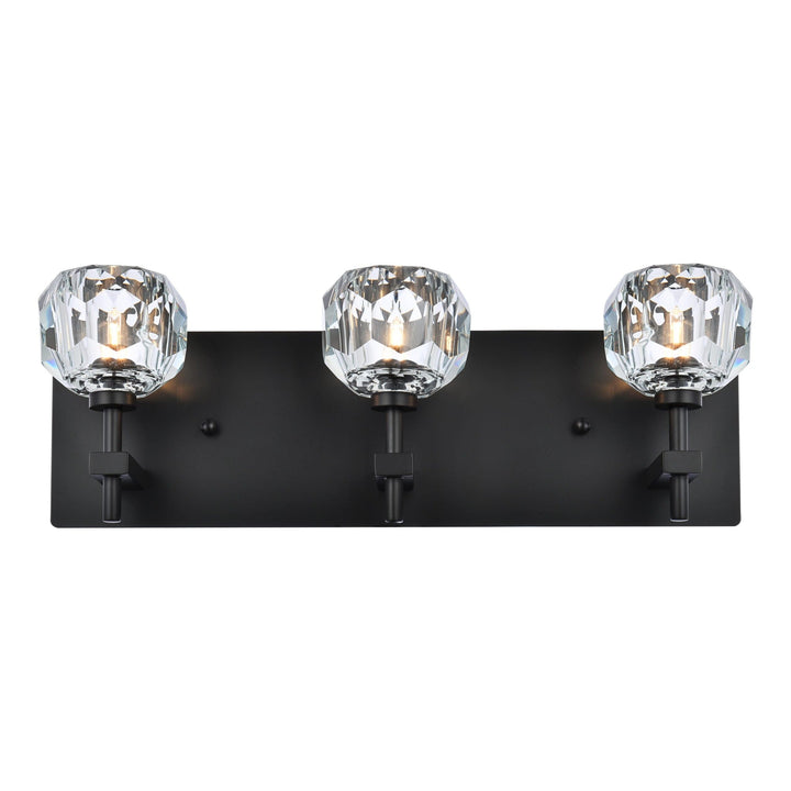 Graham Wall Sconce in Black by Elegant