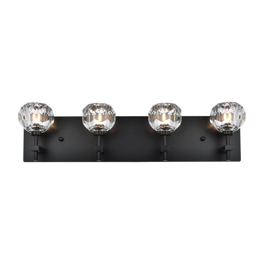 Graham Wall Sconce in Black by Elegant