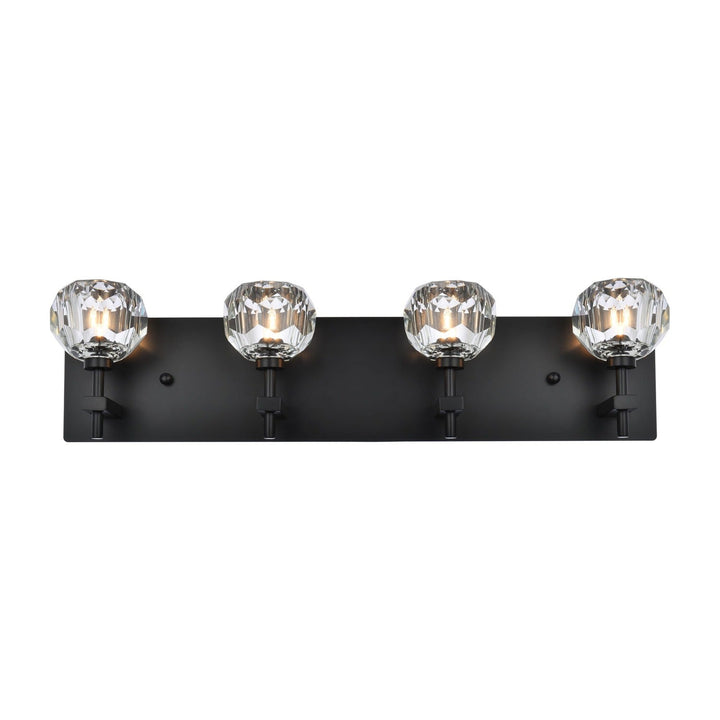 Graham Wall Sconce in Black by Elegant