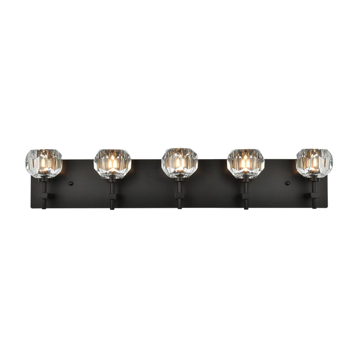 Graham Wall Sconce in Black by Elegant