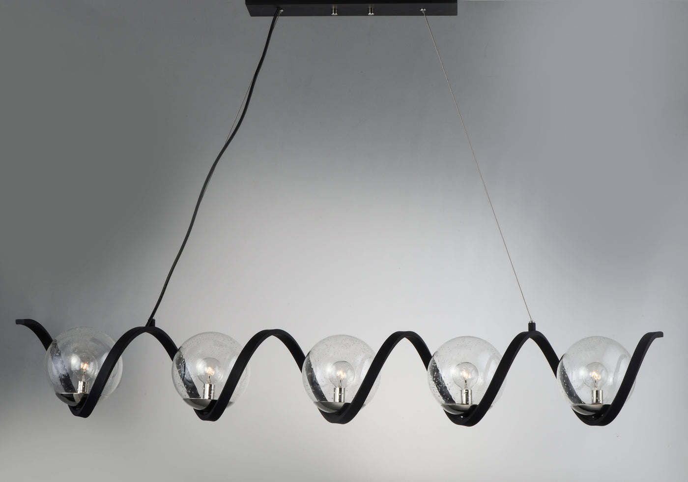 Curlicue - 5 Light Linear Pendant