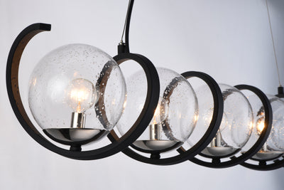 Curlicue - 5 Light Linear Pendant