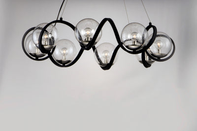 Curlicue - 8 Light Chandelier