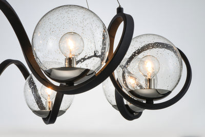 Curlicue - 8 Light Chandelier