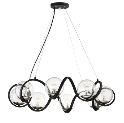 Curlicue - 8 Light Chandelier