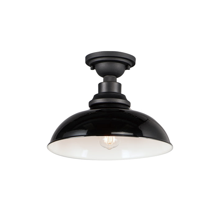 Granville 1-Light Flush Mount GBBK