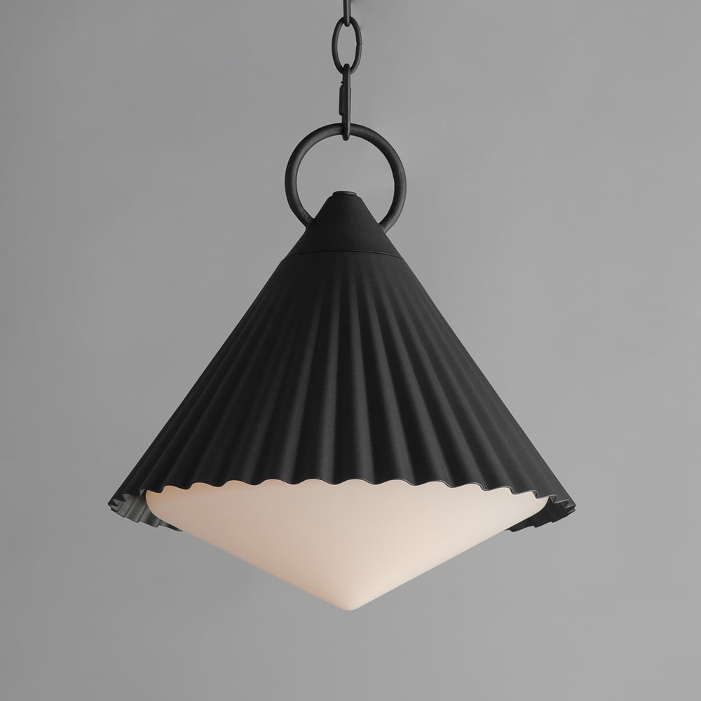 Odette 13" Pendant White / Black alternate view