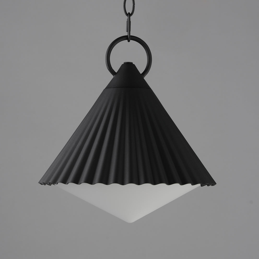 Odette 13" Pendant White / Black alternate view