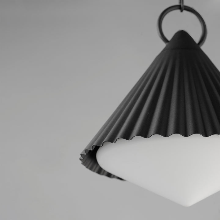 Odette 13" Pendant White / Black alternate view