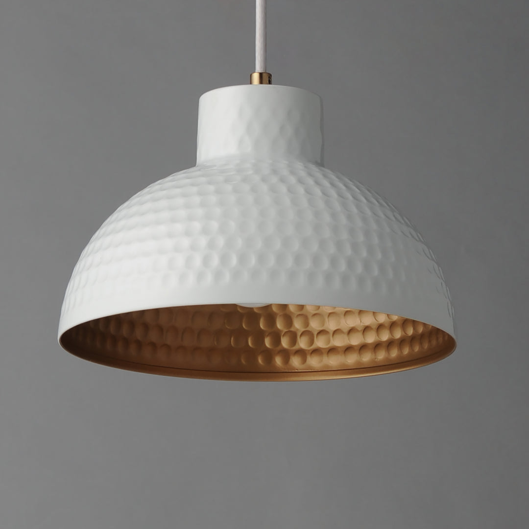 Rockport Pendant White / Natural Aged Brass alternate view