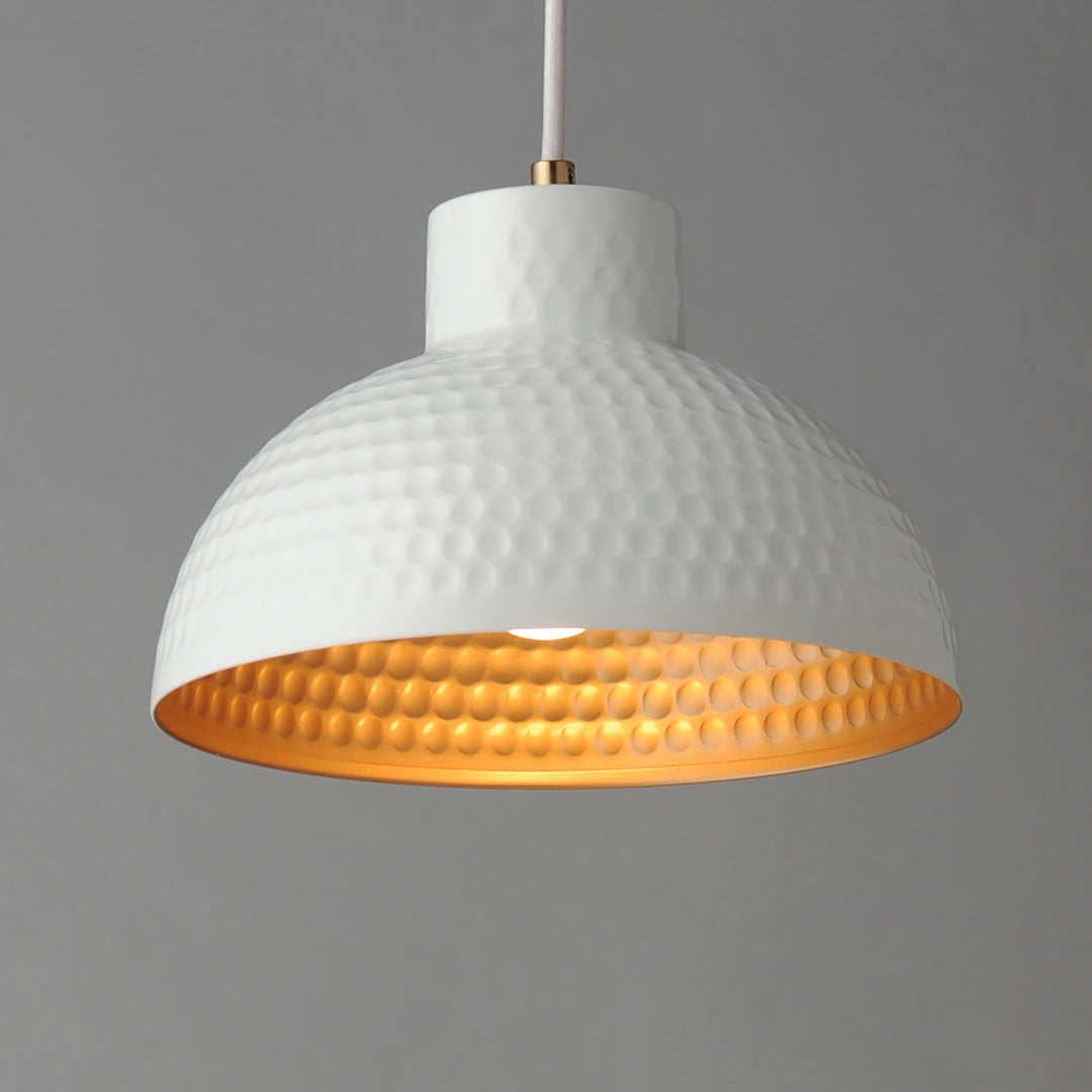 Rockport Pendant White / Natural Aged Brass alternate view