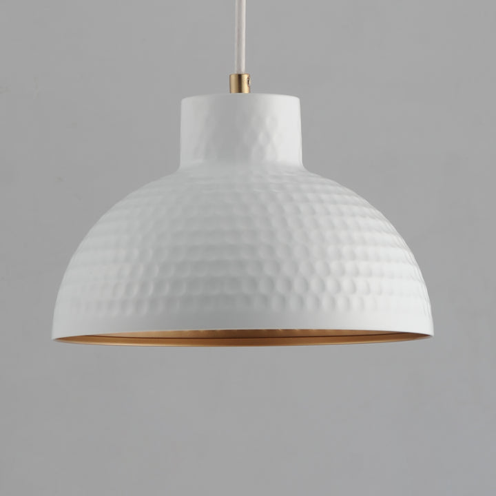 Rockport Pendant White / Natural Aged Brass alternate view