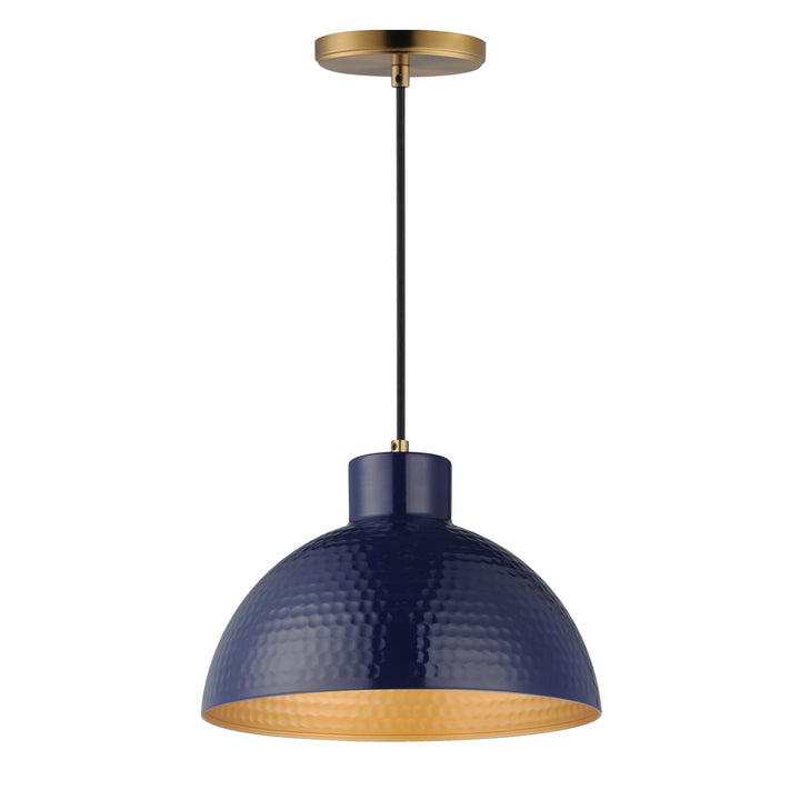 Rockport Pendant Gunmetal / Natural Aged Brass