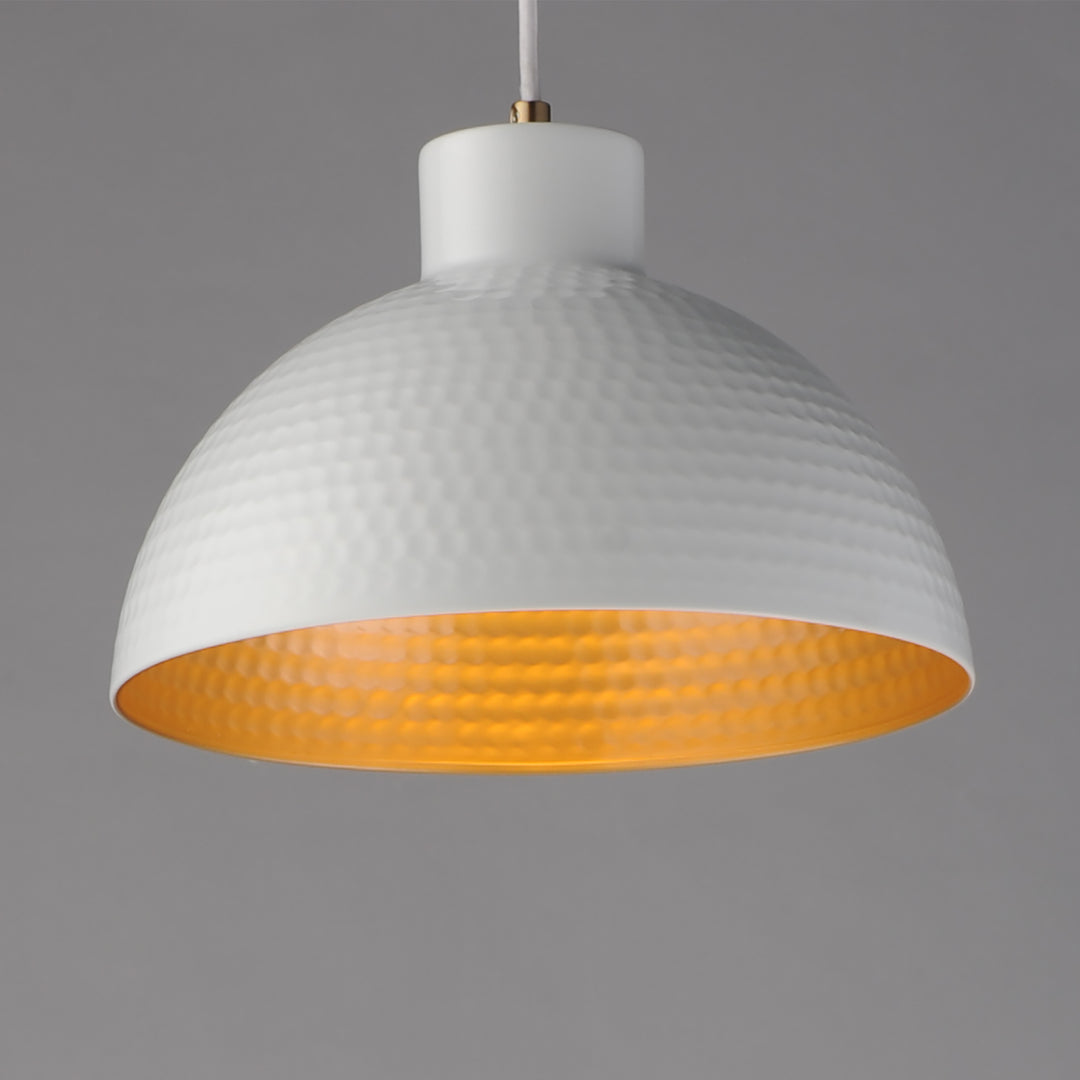 Rockport Pendant White / Natural Aged Brass alternate view