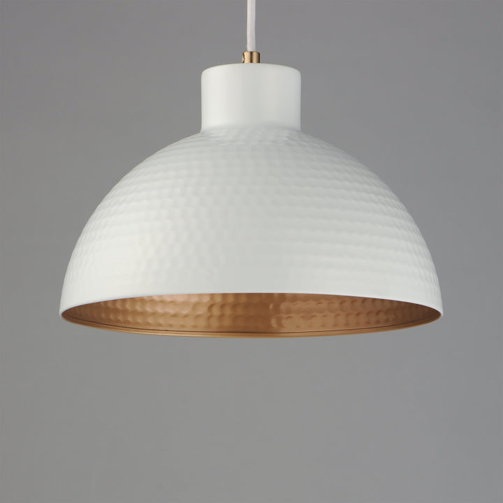 Rockport Pendant White / Natural Aged Brass alternate view