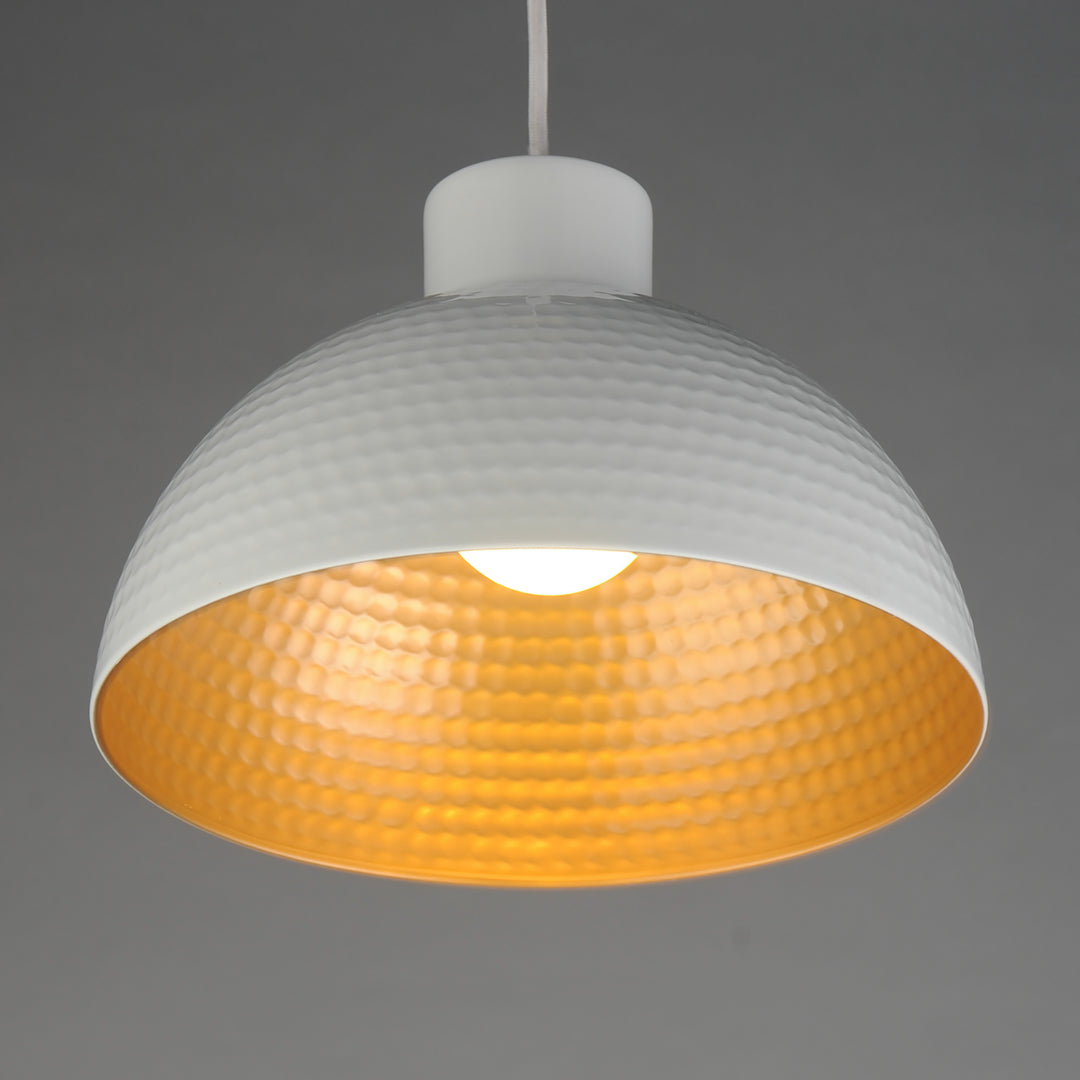 Rockport Pendant White / Natural Aged Brass alternate view
