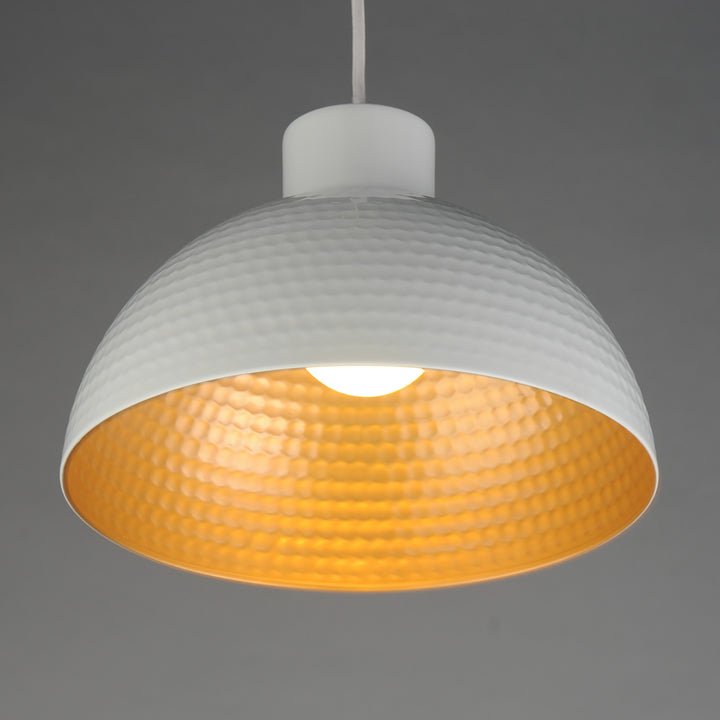 Rockport Pendant White / Natural Aged Brass alternate view