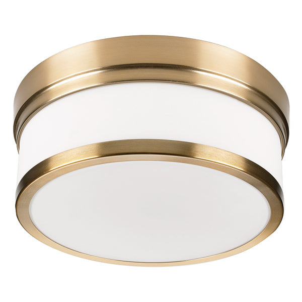 Selene LED Flush Mount in Soft Gold by Russell