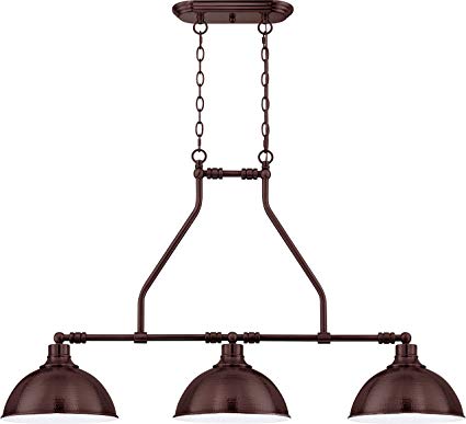 Timarron 3-Light Island Light in Aged Bronze Brushed by Craftmade