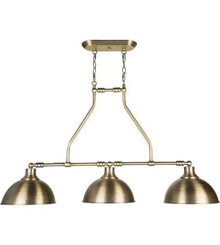 Timarron 3-Light Island Light in Legacy Brass by Craftmade