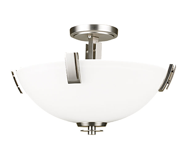 Crafton 2-Light Semi-Flush Mount by Russell